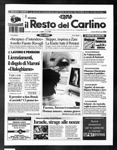 Il Resto del Carlino : giornale dell'Emilia